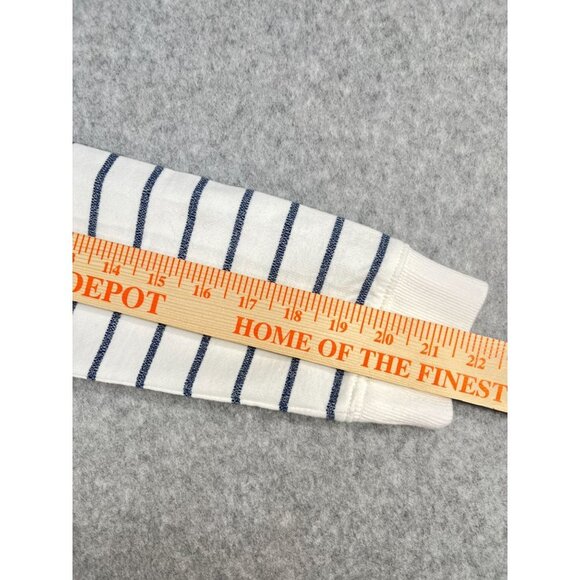 Asos Ladies Navy Stripe Jersey Knit Long Sleeve Top Size Small - Picture 12 of 15